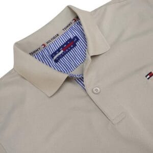 Pique lacos T-Shirt  (light cream) - Image 2