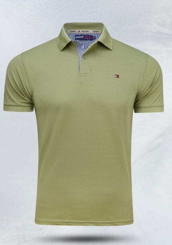 Pique lacos T-Shirt  (lemon)